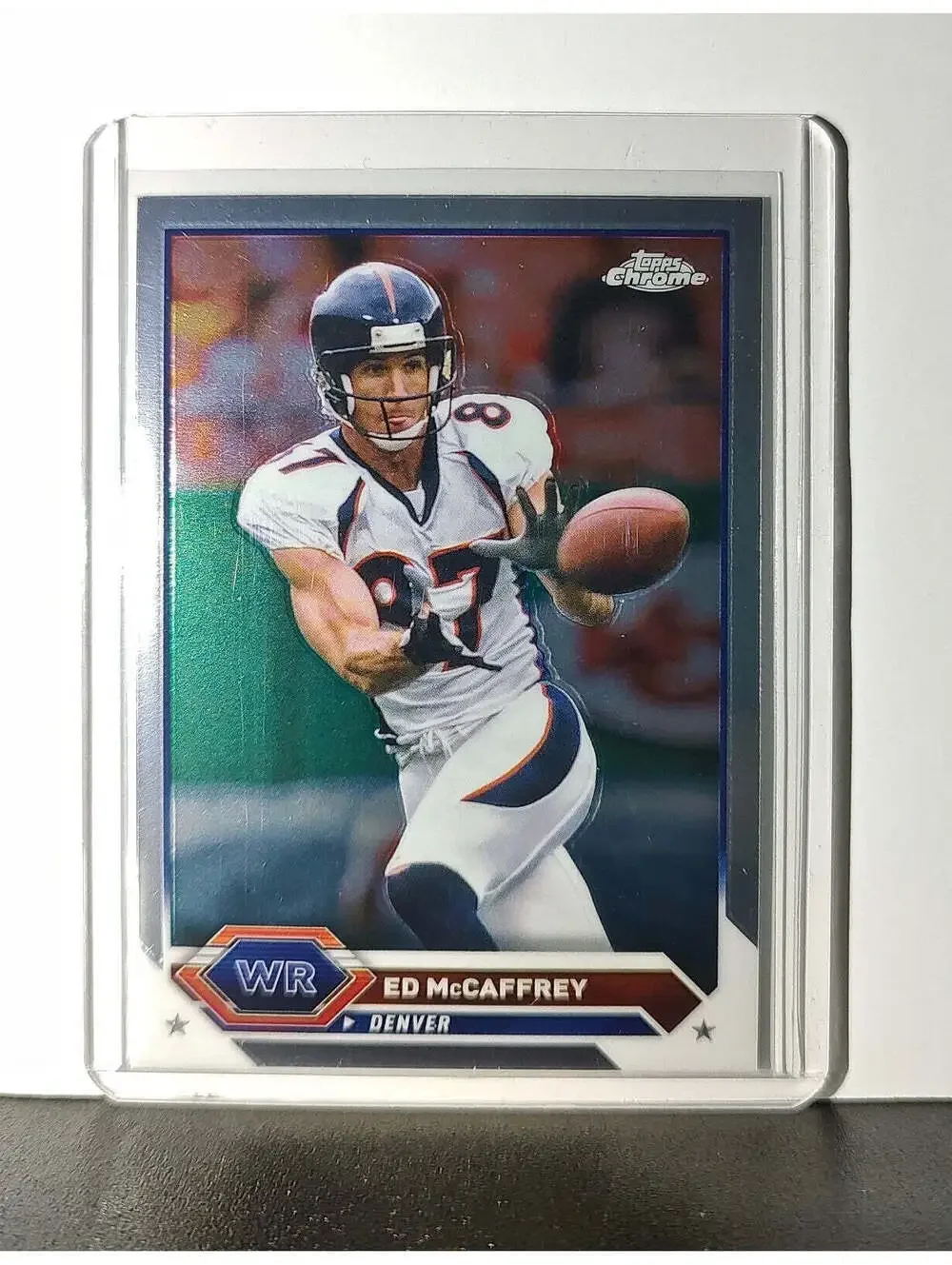 Ed McCaffrey 2023 Topps Chrome NFL #42 Card Denver Broncos